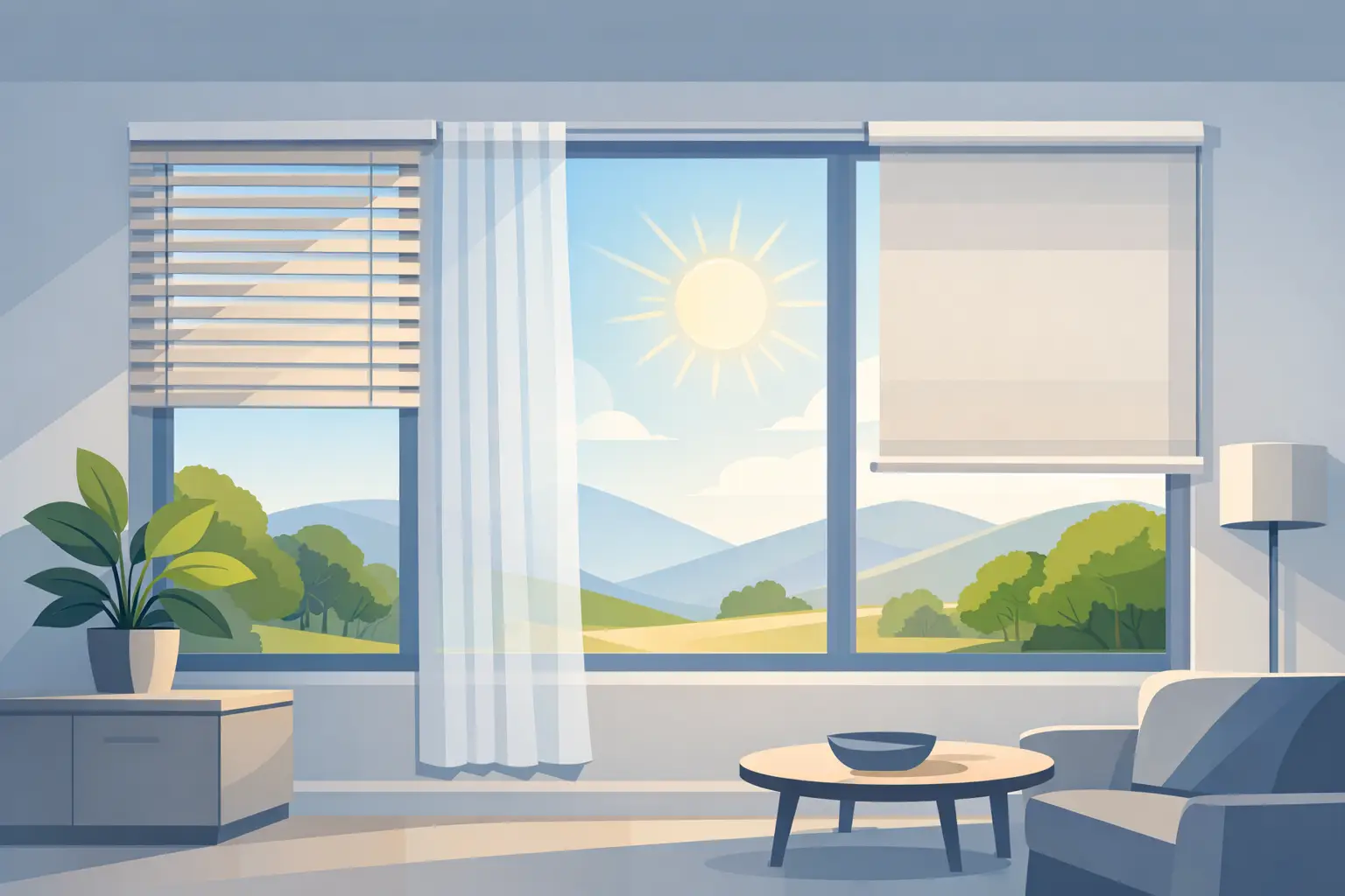 Die beste Beschattung für Südfenster wählen